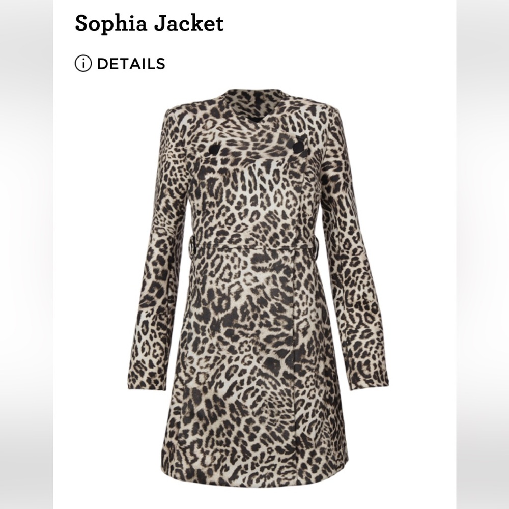 CAbi Sophia Jacket Leopard Animal Print